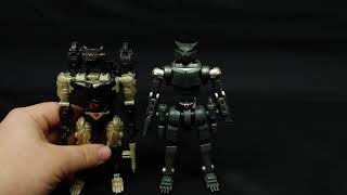 Transformers 3rd Party Mastermind Creations R40 Jaguar IDWBeast Wars Ravage Review [upl. by Rivkah]