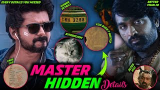 Master Movie Hidden Details  Lokesh Kanagaraj  Thalapathy Vijay  Vijay Sethupathi [upl. by Alakcim902]