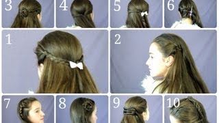 10 Easy amp Simple Half Up Hairstyles for Everyday [upl. by Meaghan84]