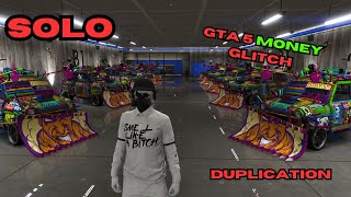 SOLO UNLIMITED MONEY GLITCH GTA 5 ONLINE WORKING AFTER PATCH 168 WORKS ON EVERY GEN [upl. by Birdt160]