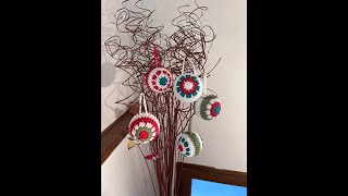 Tuto boules de Noël au crochet AlextitiaTutoCrochet [upl. by Acenes]