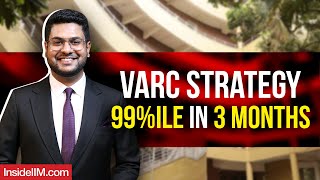 Strategy to Crack VARC in 100 days by 3 time 95iler in CAT VARC [upl. by Fernandes974]