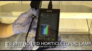 Active Grow T5 LED Grow Lights Vs T5 Fluorescent Tubes  Energy Spectrum amp PPFD [upl. by Kalbli]