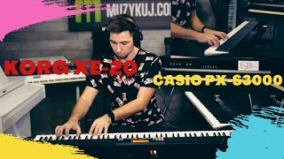 KORG XE 20 VS CASIO PX S3000 Round 1 Piano [upl. by Ritter]