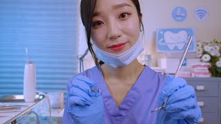 Dentist Teeth Checkup amp Cleaning😄 ASMR [upl. by Kerrin]