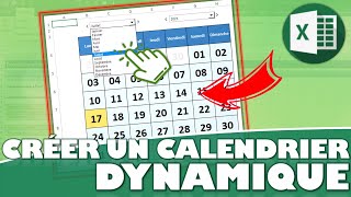 Comment créer un calendrier sur Excel [upl. by Flem]