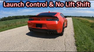 Camaro 1LE Launch Control No Lift Shifting 060 [upl. by Htilil]