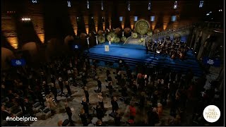 2021 Nobel Prize award ceremony [upl. by Eiuqram615]