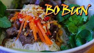 Recette vietnamienne  BO BUN  Le Riz Jaune [upl. by Latisha]