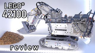 LEGO Technic 42100 Review  Liebherr R 9800 Excavator  LEGO 42100 Test Drive Functionality [upl. by Kronick]