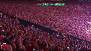 Torcida do Flamengo calando o narrador da globo [upl. by Nitz]