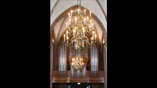 Janny De Vries  JS Bach  Allein Gott in der Höh sei Ehr BWV 662  Cunera kerk Rhenen [upl. by Gianna]