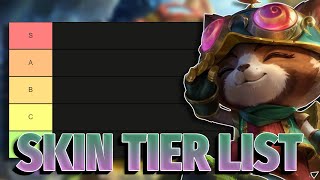 TIER LIST DE SKINS DO REWORK VISUAL DO TEEMO MUITO BOM [upl. by Donelson]