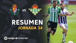 Resumen de Real Valladolid vs Real Betis 11 [upl. by Ahcsim]