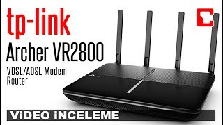 tplink Archer VR2800 İnceleme  VDSLADSL Modem Router [upl. by Chester]