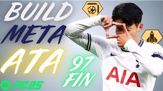 MELHOR BUILD ATACANTE META COM 97 DE FINALIZAÇÃO NÍVEL 80 EAFC 25 CLUBS [upl. by Beard865]