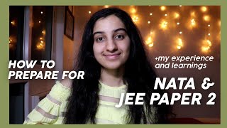 My NATA AND JEE PAPER 2 Experience   TIPS FOR FUTURE ASPIRANTS [upl. by Yrakcaz]