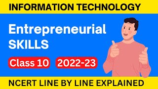 Entrepreneurial Skills Class 10 202223 ONESHOT  Class 10 IT code 402 Unit 4 [upl. by Guenzi]