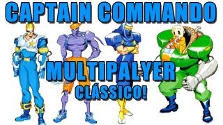 Jogos Antigos  Arcade  Capitão Commando  Clássico dos fliperamas em um multiplayer muito doido [upl. by Kara540]