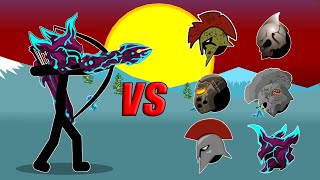 PRINCE OF VAMPIRIC ARCHIDON VS ALL BOSS GAINT HEAD  STICK WAR LEGACY  STICK BATTLE [upl. by Stanwin101]