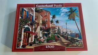 Puzzle Themed terrace Castorland 1500 [upl. by Adnilasor684]