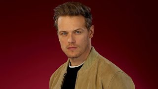 Outlanders Sam Heughan dishes about his snacksstealing costar [upl. by Derr]