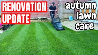 Autumn Lawn Renovation Update  10 Days Later  Did it Work [upl. by Hooke]