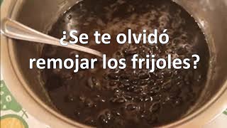 Cómo Ablandar los Frijoles Rápido SIN remojar Cocer Frijoles de Olla Fácil [upl. by Landis]