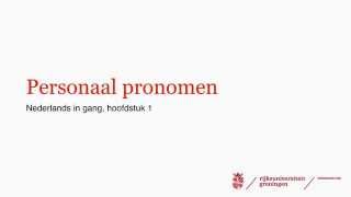 H1  personaal pronomen [upl. by Norab90]