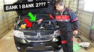 PENTASTAR 36 V6 WHICH SIDE IS BANK 1 BANK 2 DODGE CHRYSLER JEEP [upl. by Adnohsed]