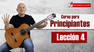 Curso de guitarra para principiantes Lección 4 ACORDES MENORES [upl. by Araet581]