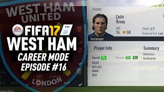 74 RATED YOUTH ACADEMY PLAYER FIFA 17 West Ham Career Mode 16 [upl. by Lugo989]