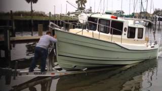 Checking out our new Ranger Tug R25 at Wefings Marine in Eastpoint Florida [upl. by Nareht]