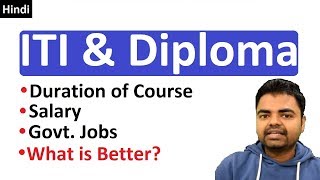 What After 10th Difference Between ITI and Diploma or Polytechnic in Hindi [upl. by Asirahc]