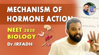 MECHANISM OF HORMONE ACTION മലയാളം DrIrfadh  NEET2020 Biology Malayalam [upl. by Narcis]