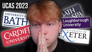 UCAS DECISIONS 2024  Bath Exeter Cardiff Loughborough … [upl. by Alliuqat]