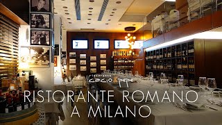 Ristorante Milano Cucina Romana  Cacio amp Pepe  Milano MI [upl. by Kablesh]