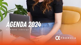 Agenda 2024 no Adobe Indesign [upl. by Ahslek]