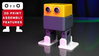 Meet The Adorable Dancing Robot 3D Printed OTTO  How To Make Otto Robot 3dprinting [upl. by Kiki184]