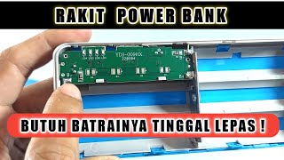 CARA MERAKIT POWER BANK CASE DIY BATERAI 18650 RAKITAN MURAH TERBAIK [upl. by Haggar]