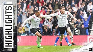 HIGHLIGHTS  Derby County Vs Carlisle United [upl. by Nosyarg]