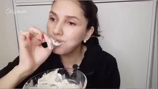 Marta Riva Марта Рива Марта Рива Марта Рива глина Глотать martariva Marta Riva Clay eating [upl. by Asereht234]