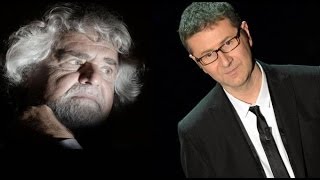 Sanremo il dialogo fuorionda tra Beppe Grillo e Fabio Fazio [upl. by Rebe]