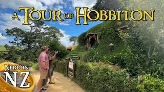 A Tour of Hobbiton Movie Set  Nerd in New Zealand [upl. by Heyes98]