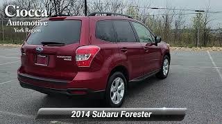 Used 2014 Subaru Forester 25i Premium York PA S10230P [upl. by Baruch238]