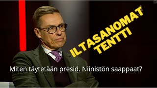 Iltasanomien presidentin vaalitentti 16124 Alexander Stubb Jussi Hallaaho ja Mika Aaltola [upl. by Mart50]