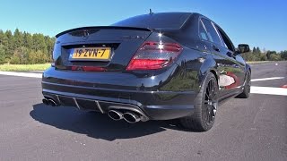 Mercedes C63 AMG w iPE Exhaust LOUDEST C63 EVER [upl. by Adoh]