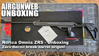 Norica Omnia ZRS 22 Zero Recoil Breakbarrel Airgun  Unboxing the New Norica Omnia ZRS [upl. by Aelram]