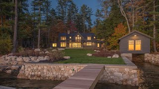 Newly Built Sebago Lake Estate  Raymond Maine Home for Sale [upl. by Sarad]