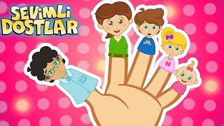 Parmak Ailesi çizgi film çocuk şarkıları 75DK Sevimli Dostlar  Kids Songs and Nursery Rhymes [upl. by Ailelc]